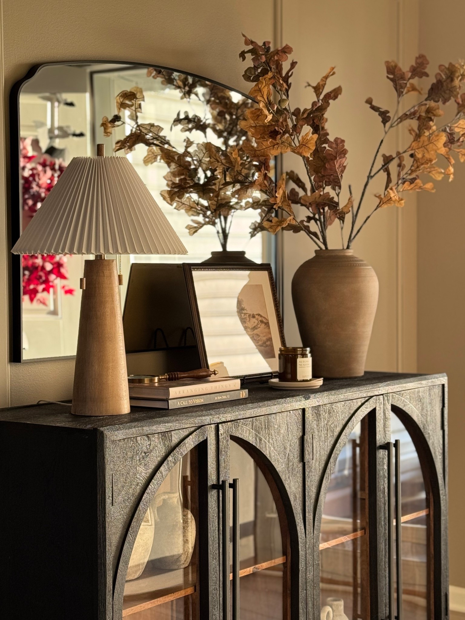 Autumn sideboard styling🤎 Linked everything I could! 

#LTKSeasonal #LTKStyleTip #LTKHome