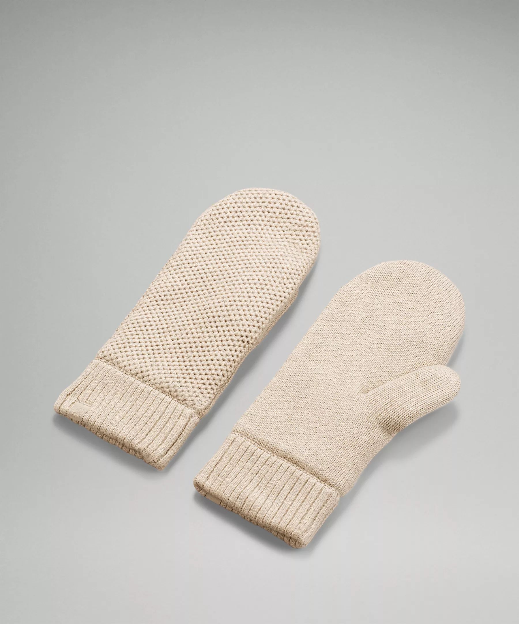 Fleece-Lined Knit Mittens | Lululemon (US)