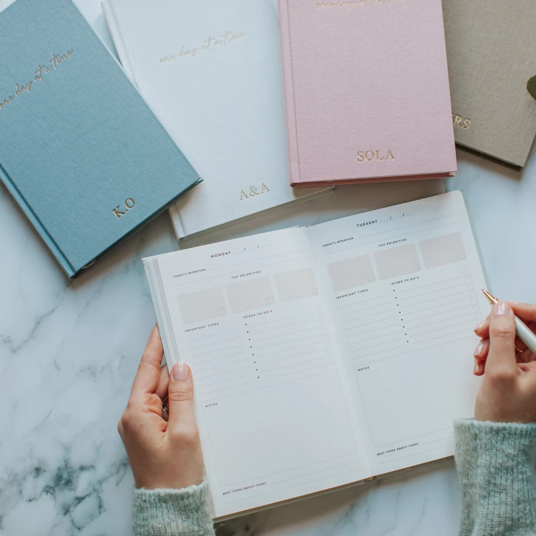 INSPIRATIONAL DAILY PLANNER/ Undated Lifestyle and Goal-setting Diary, Habit-tracking, Productivi... | Etsy (US)