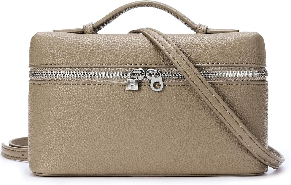 KALIDI Crossbody Bag for Women Small Top-Handle Pouch Designer Shoulder Handbag Quiet Luxury Leat... | Amazon (US)