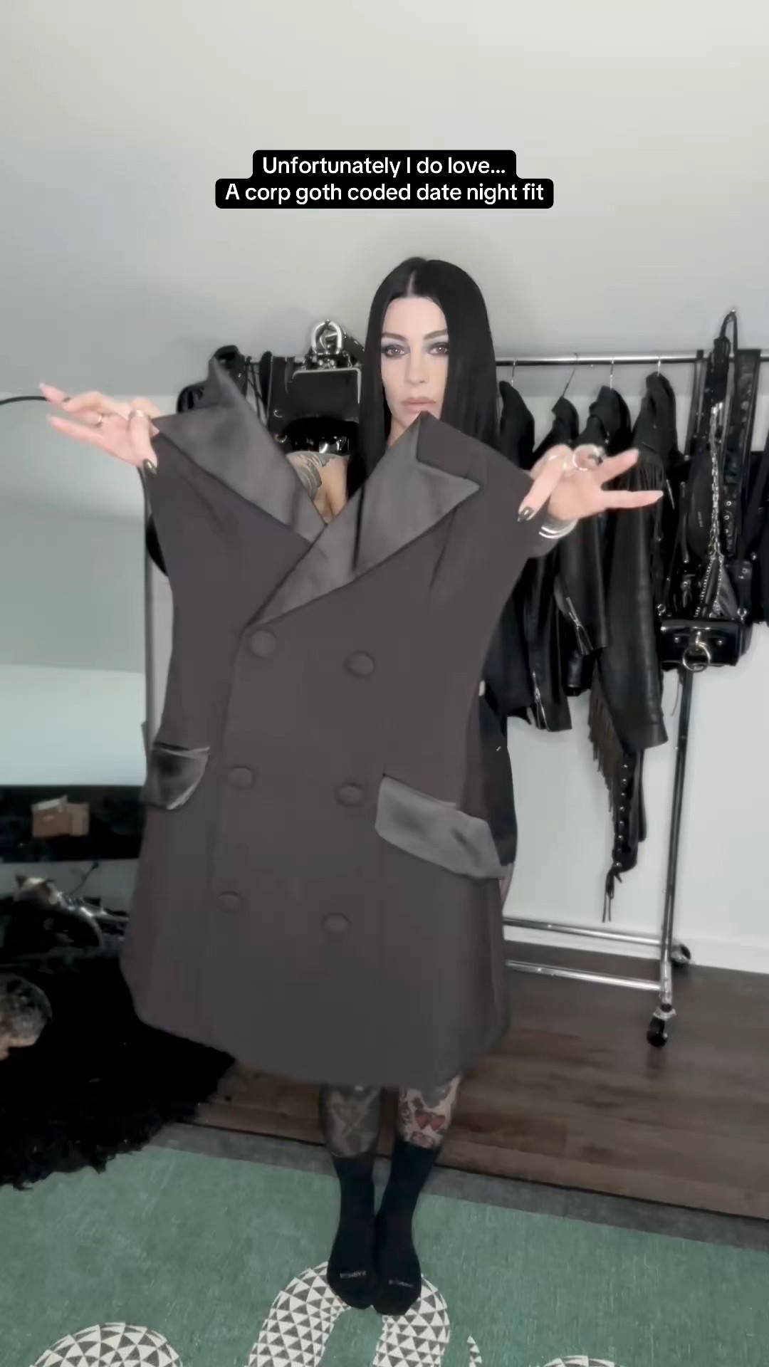 Corp goth date night 🖤🦇
Collar from Baby Turns Blue

#LTKStyleTip #LTKShoeCrush #LTKParties