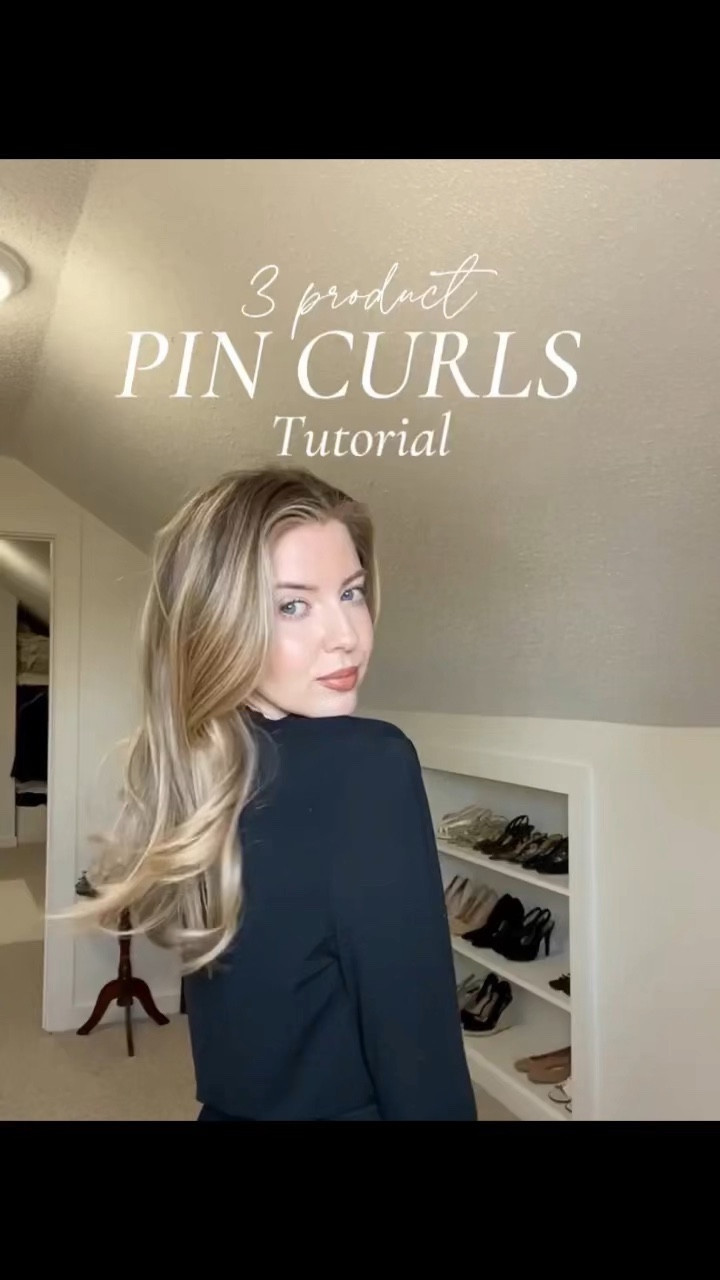 Shop these products! A quick way to give your hair a pretty, bouncy, blowout look 🤍  

Curl, set with bobby pins & add a light coat of hair spray! 

 Pin Curls | Hair Tutorial | Bouncy Hair | Blonde Balayage | Fine Hair Products 

#LTKfindsunder100 #LTKbeauty #LTKfindsunder50
