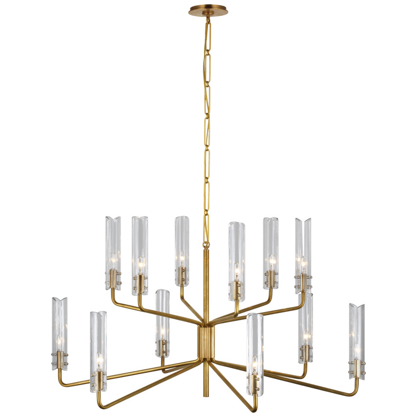 Casoria Large Two-Tier Chandelier | Visual Comfort