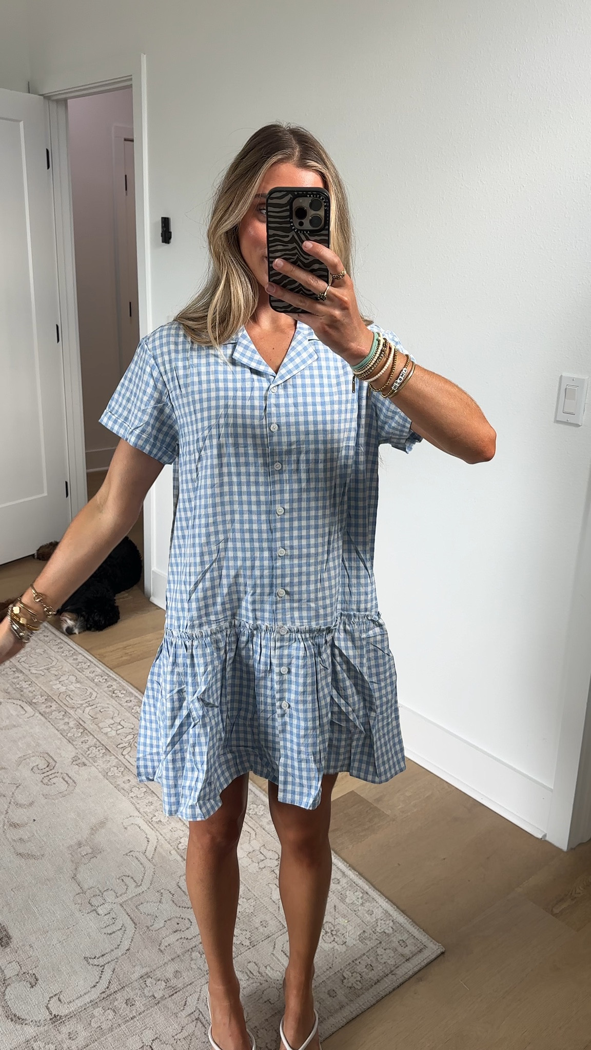 Amazon size small Women Cotton Gingham Shirt Dress Short Sleeve Button Down Ruffled Babydoll Plaid Dresses Summer Beach Mini Sundress

#LTKootd #LTKWorkwear #LTKSaleAlert