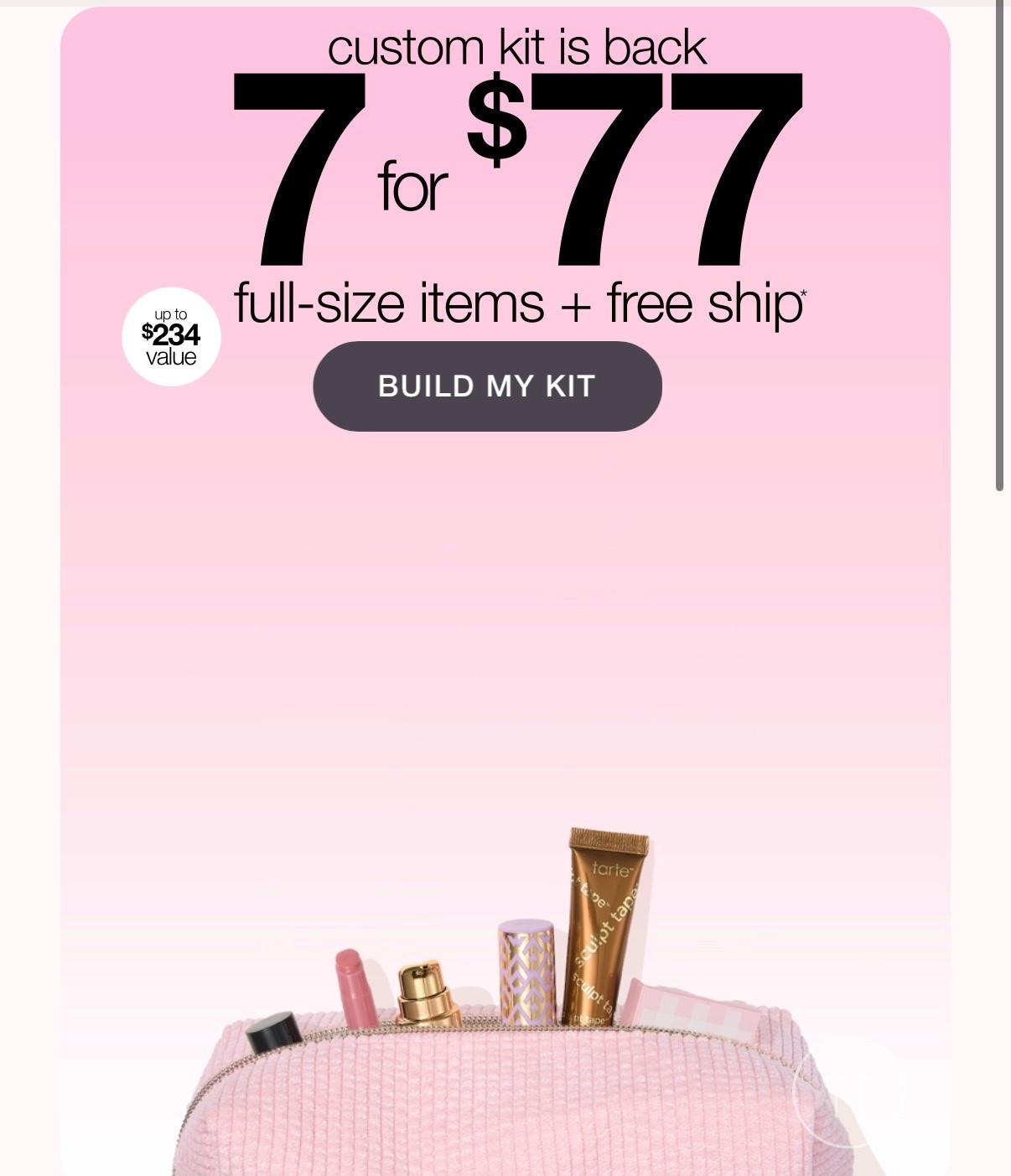 Tarte 7 for $77 big sale is onnnnn! Tarte makeup is all I wear!!!

#LTKmomlife #LTKgrwm #LTKdayinmylife