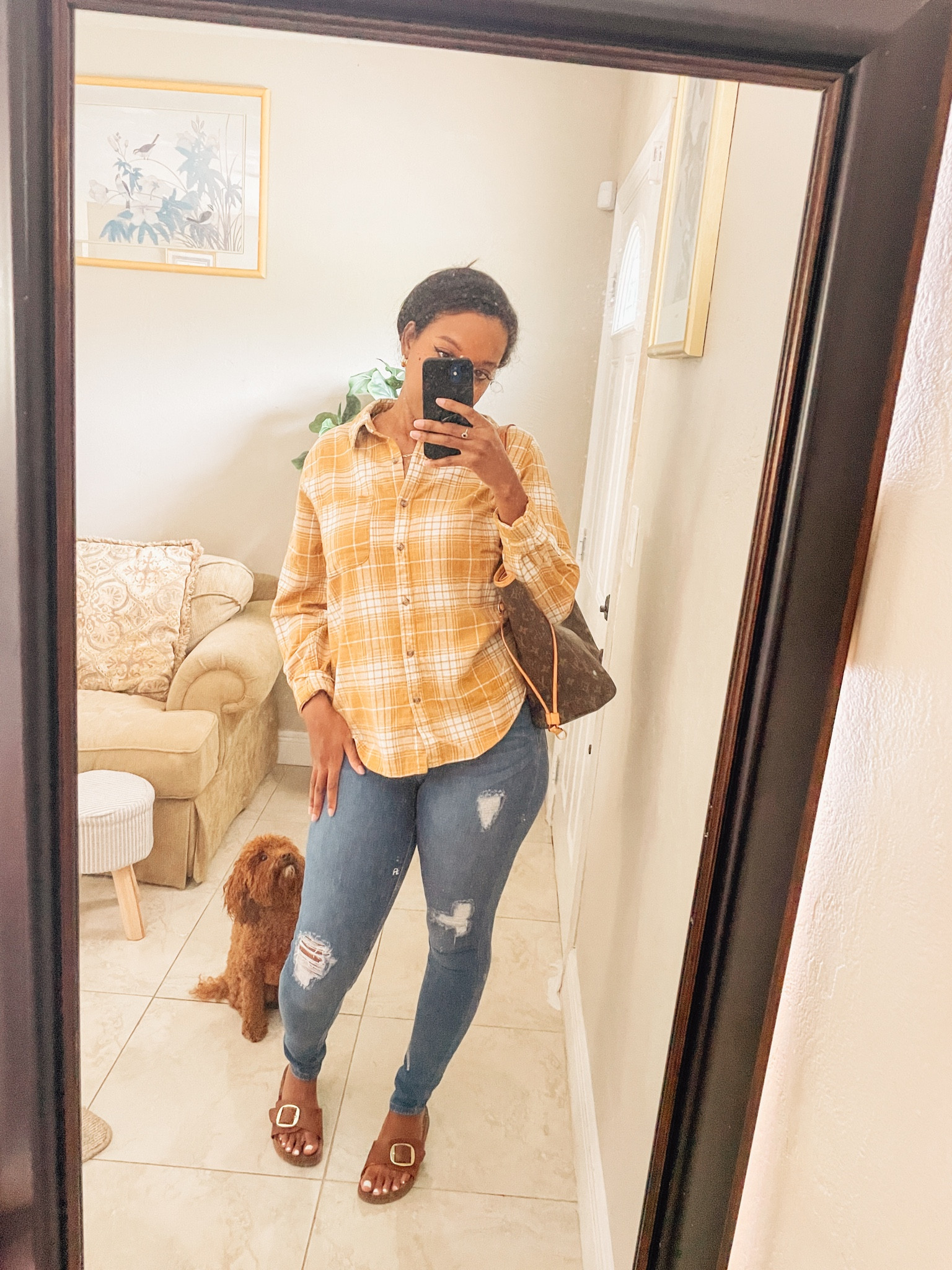 Plaid button up shirt, perfect for fall! Wearing size M. Available in a bunch of different colors! 


#LTKSeasonal #LTKstyletip #LTKunder50