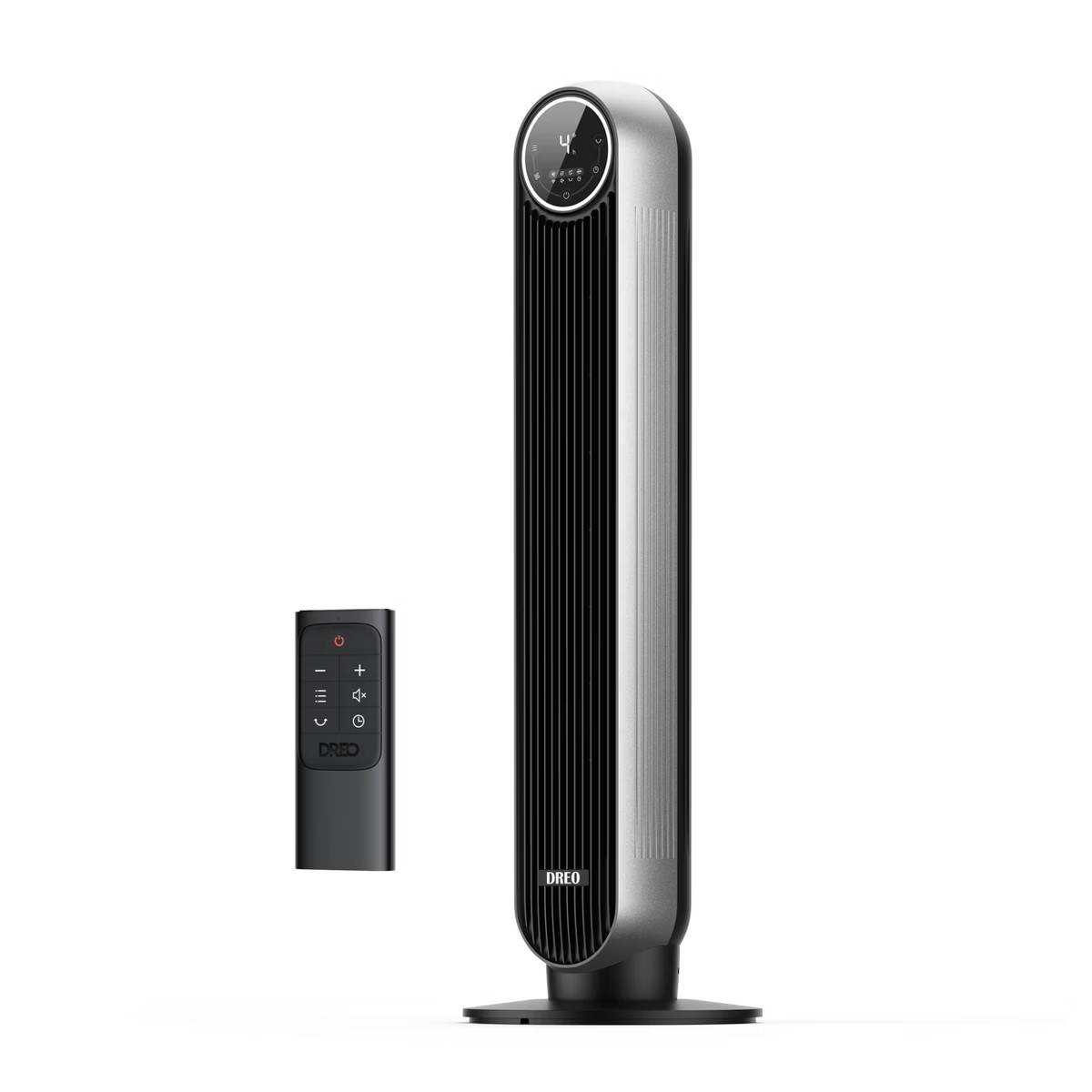 Dreo Nomad 36" Quiet Bladeless Tower Fan Black/Silver | Target