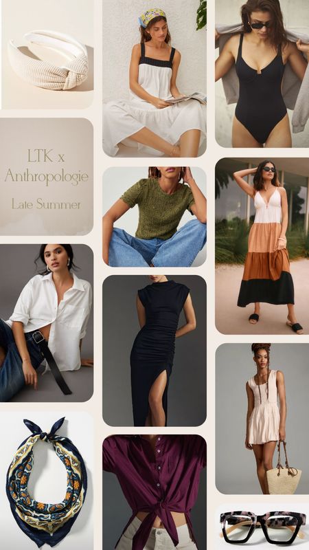 LTK x Anthro - Late Summer Roundup

Anthro, Anthropologie, Summer, Transitional, Fall, Early Fall, Summer to Fall Looks, Wedding Guest Dress, Button Up, Casual, Computer Glasses, Black Swimsuit, Bandana, Capsule Wardrobe, Everyday Fashion, Timeless 

#LTKSeasonal #LTKtravel #LTKxAnthro