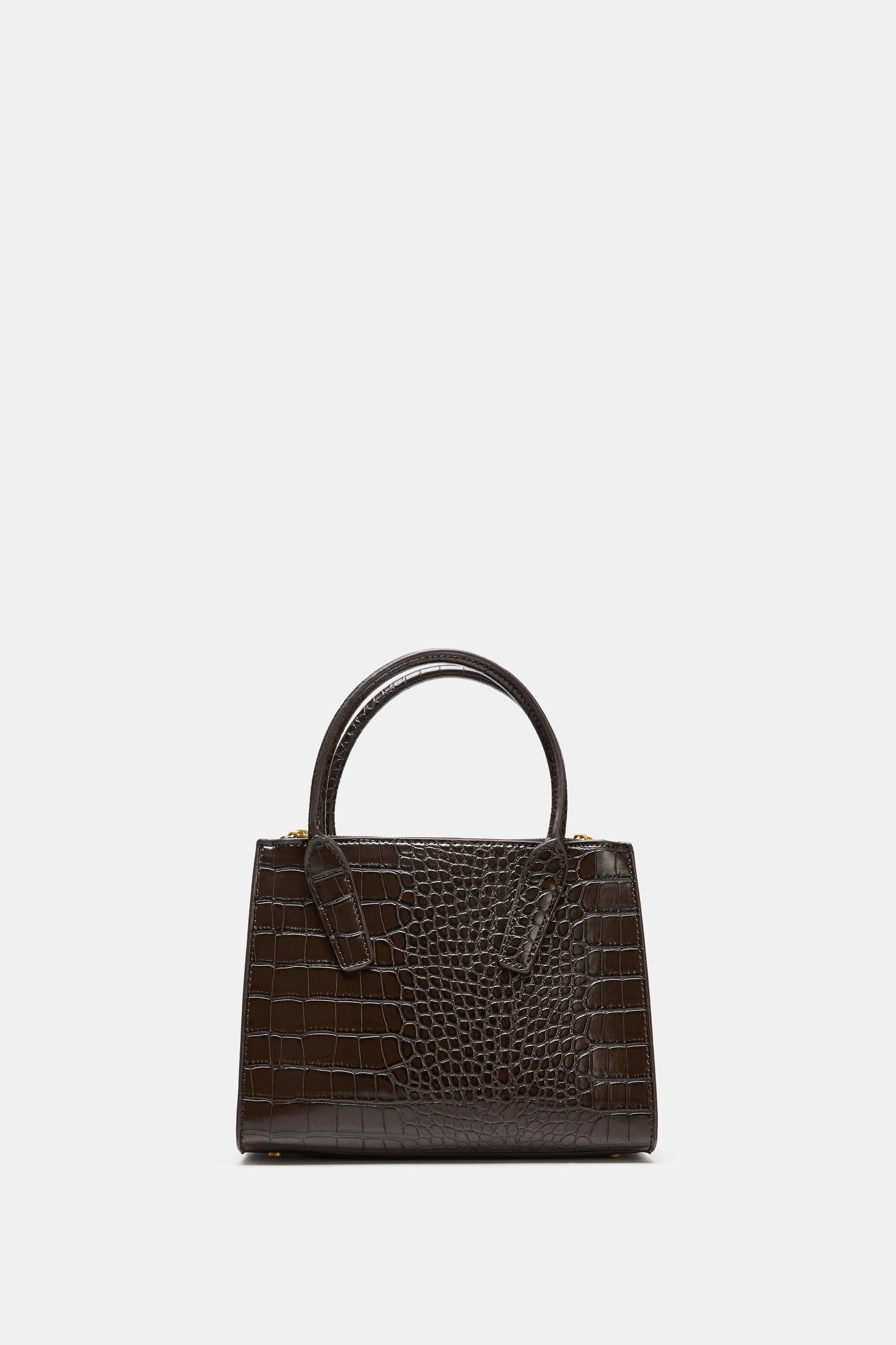 EMBOSSED MINI CITY BAG | Zara US