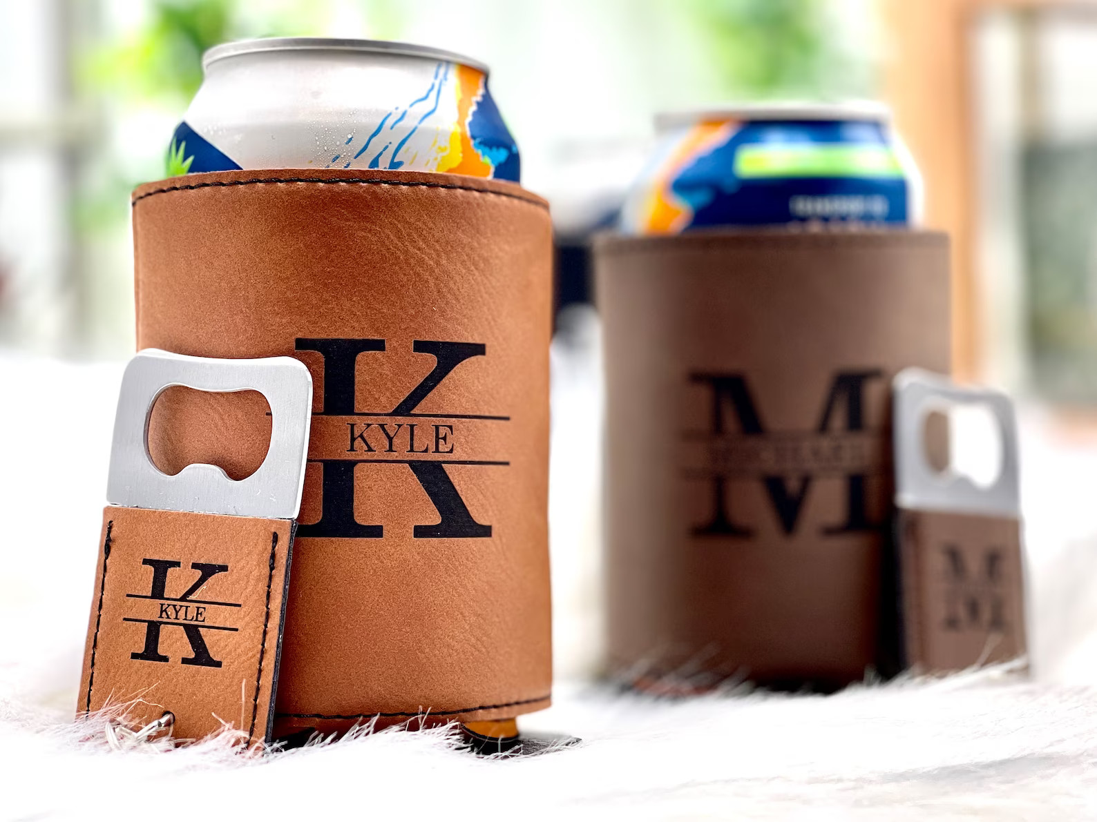 Personalized Can Cooler With Bottle Opener for Groomsmen Gifts Proposal Box Set Ideas for Christm... | Etsy (US)
