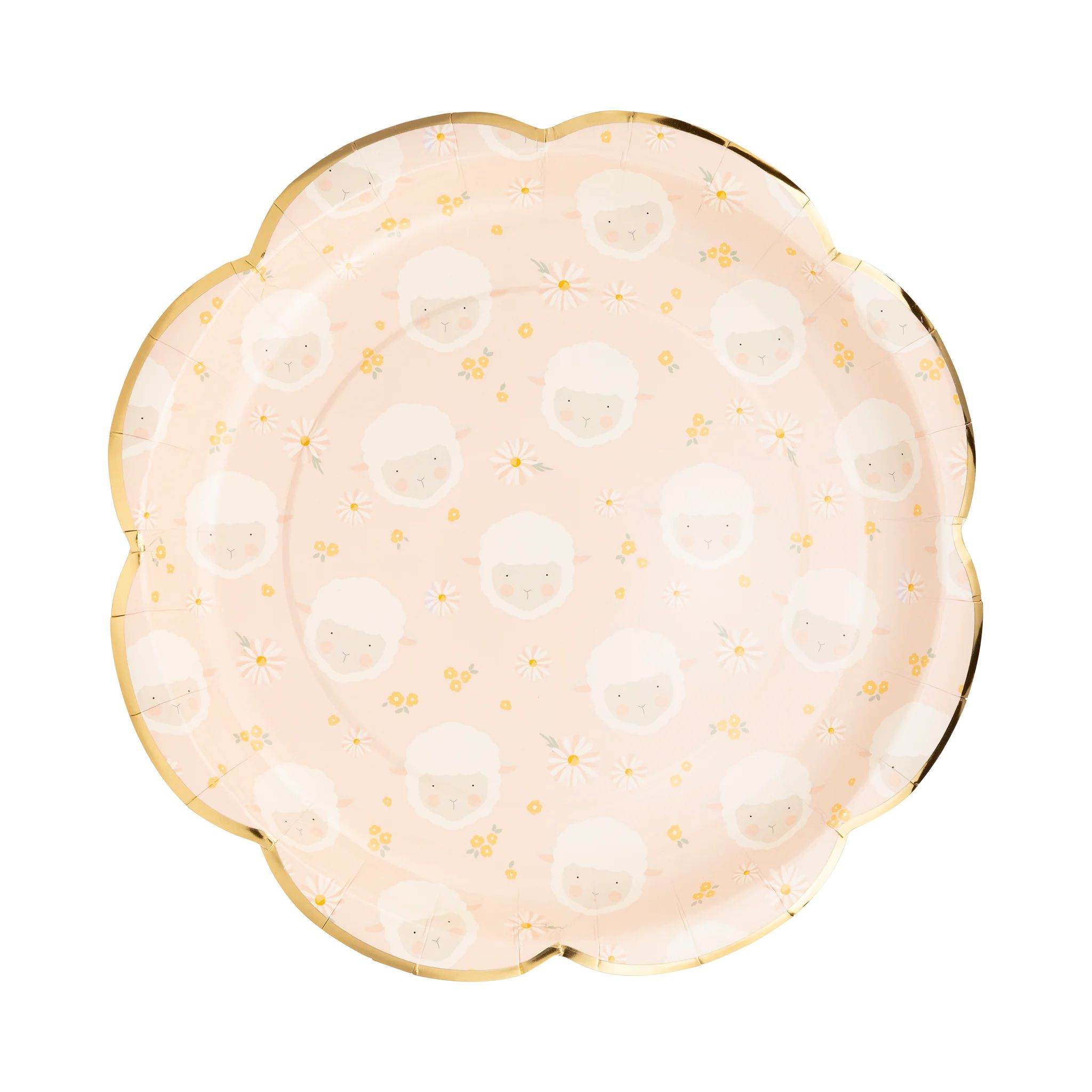 Scattered Lamb Paper Plate | My Mind's Eye