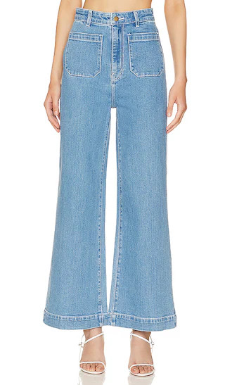 Sailor Jean in Organic Mid Blue | Revolve Clothing (Global)