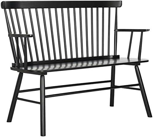 Safavieh American Homes Collection Addison Spindle Back Black Bench | Amazon (US)