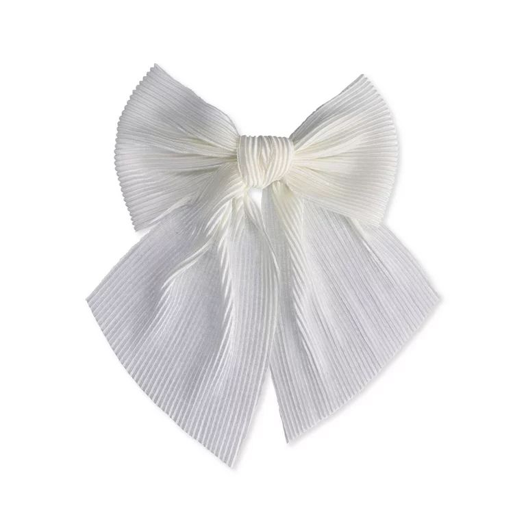 Time and Tru Women's Pleated Bow Barrette | Walmart (US)