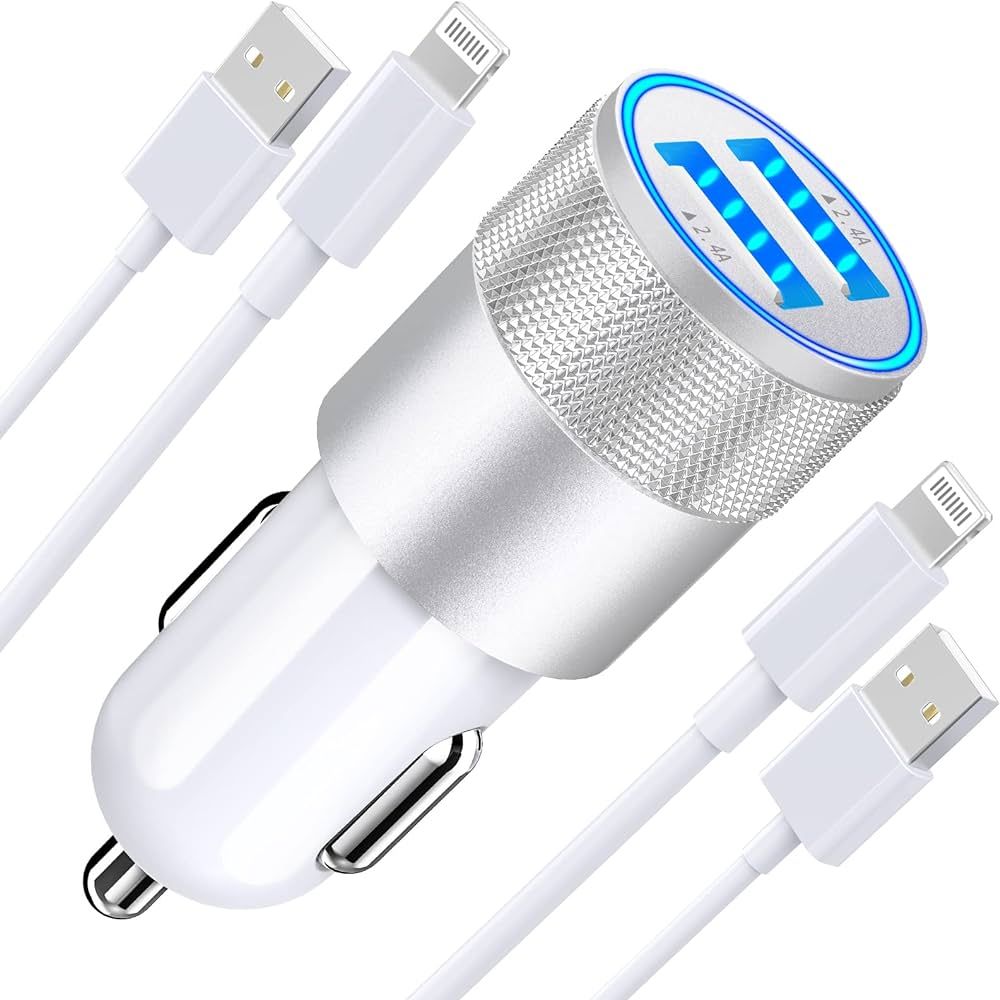 [Apple MFi Certified] iPhone Fast Car Charger, Braveridge 4.8A Dual USB Power Rapid Car Charger A... | Amazon (US)
