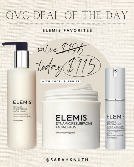 I can always find great deals on my Elemis favorites @QVC - first time customers use code: SURPRISE for $10 your purchase of $25+

This is the perfect starter bundle, you get my face wash, the resurfacing pads I’ve been using, and the brightening serum! I love how refreshed my skin feels after using these!


#LoveQVC #ad

#LTKGiftGuide #LTKbeauty #LTKsalealert
