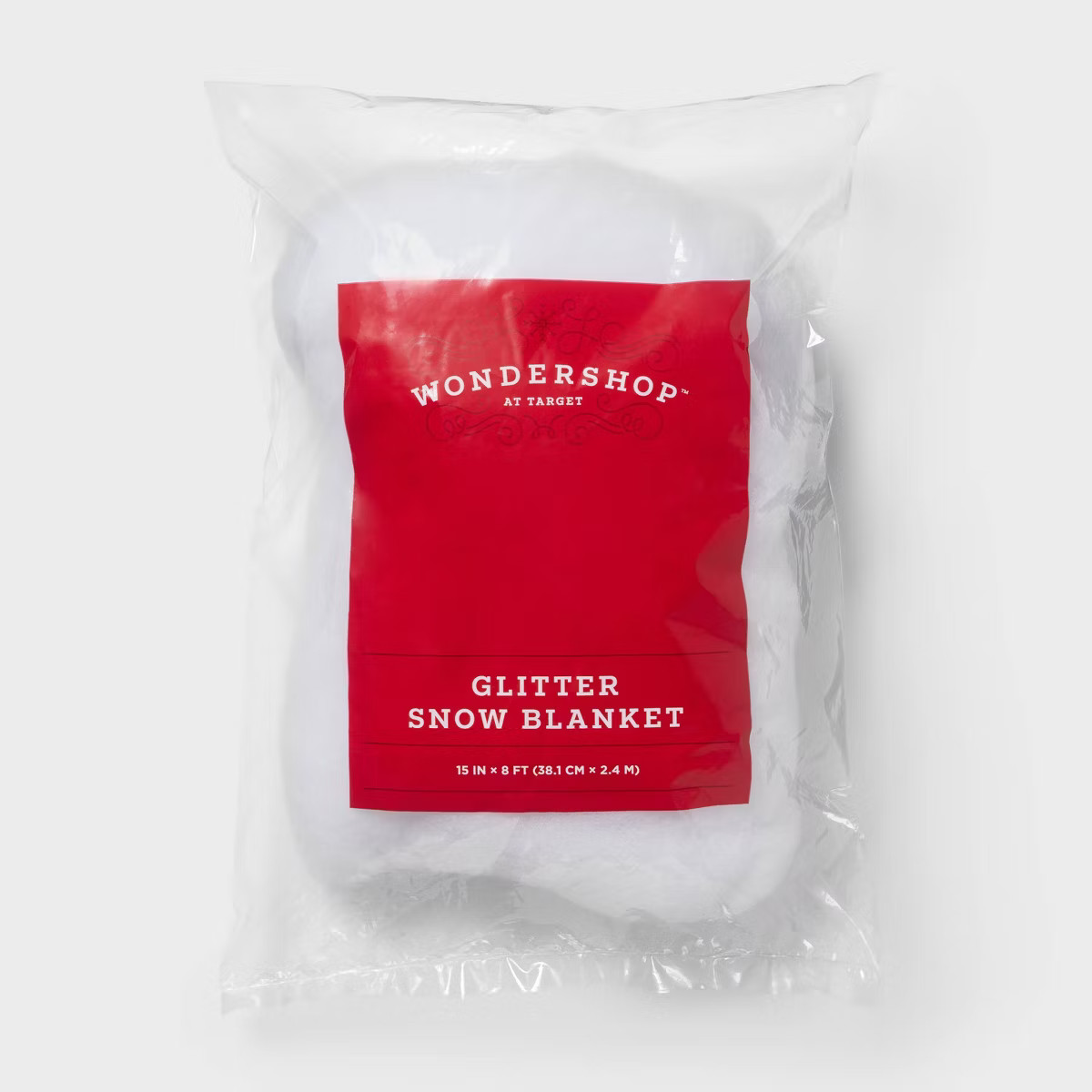 15"x8' Christmas Glitter Snow Blanket - Wondershop™: Festive Holiday Decor | Target