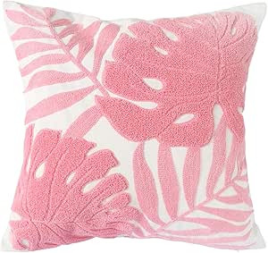 Hodeco Embroidery Throw Pillow Covers 18x18 Inches Floor Pillow Cover for Couch Bed Room Chair 10... | Amazon (US)