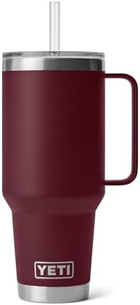 YETI Rambler 42 oz Tumbler with Handle and Straw Lid, Travel Mug Water Tumbler, Vacuum Insulated ... | Amazon (US)
