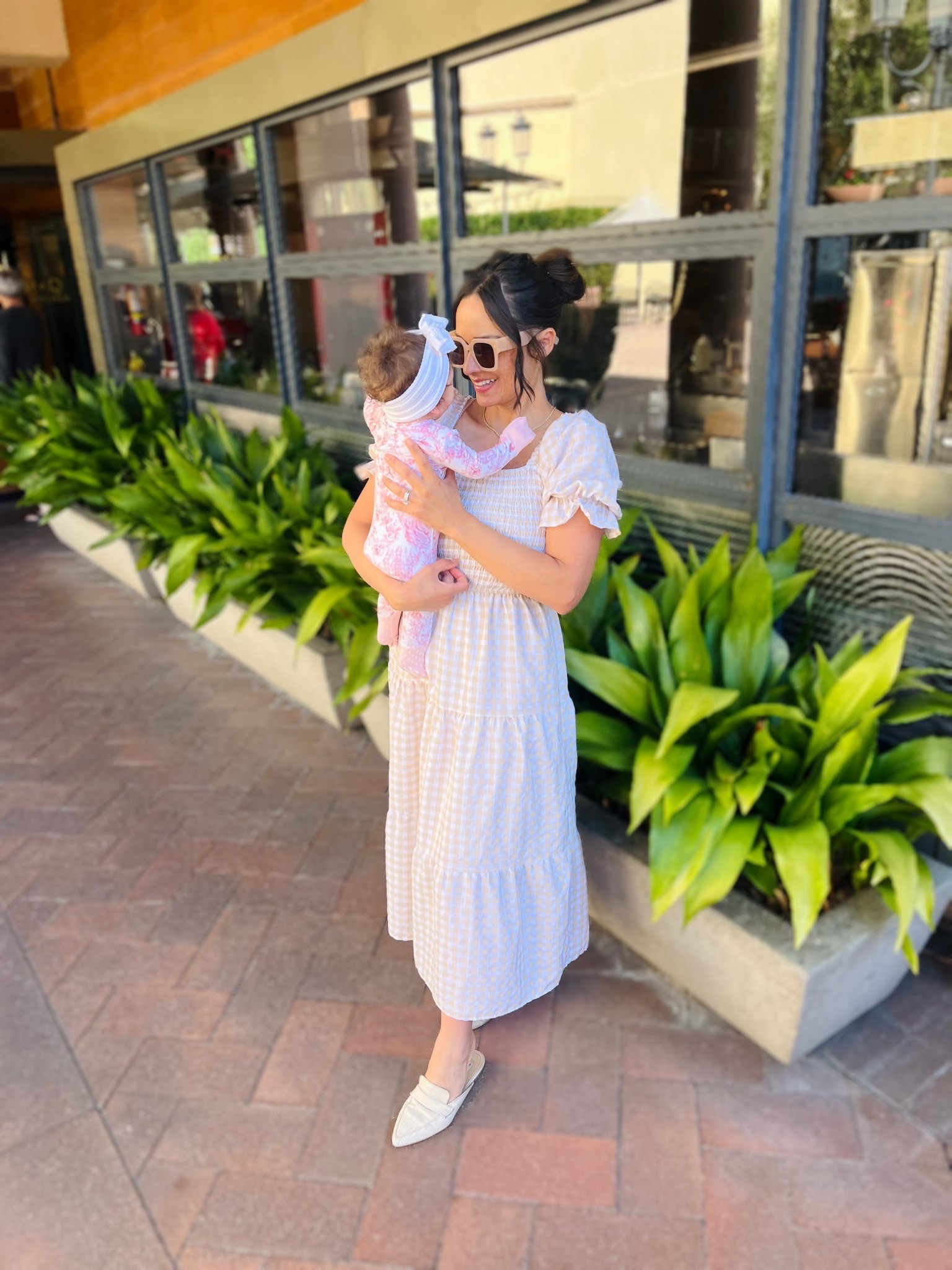 If I could use one word to describe JuliaRose I would say Happy. This girl is always smiling and I absolutely love that for her💗🫶🏽. 

Sharing another dress that I’m currently wearing on repeat and linked another adorable onesie from @poshpeanut. 

#LTKBaby #LTKFamily #LTKBeauty