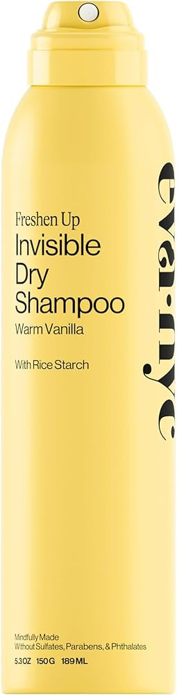 Eva NYC Invisible Dry Shampoo Spray - Oil-Absorbing, Removes Odor & No White Cast - Freshen Up Dr... | Amazon (US)