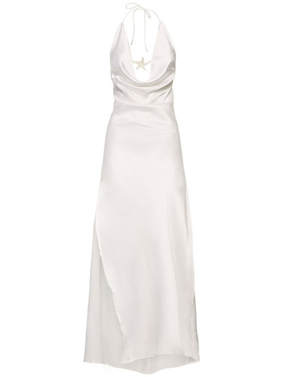 Sar satin midi slip dress - Leslie Amon - Women | Luisaviaroma | Luisaviaroma