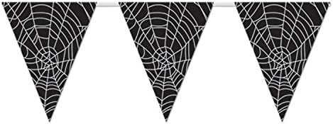Spider Web Pennant Banner Party Accessory (1 count) (1/Pkg) | Amazon (US)