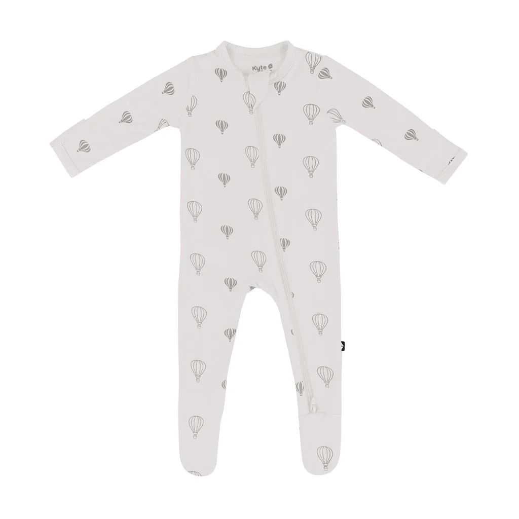 Zippered Footie in Hot Air Balloon | Kyte Baby
