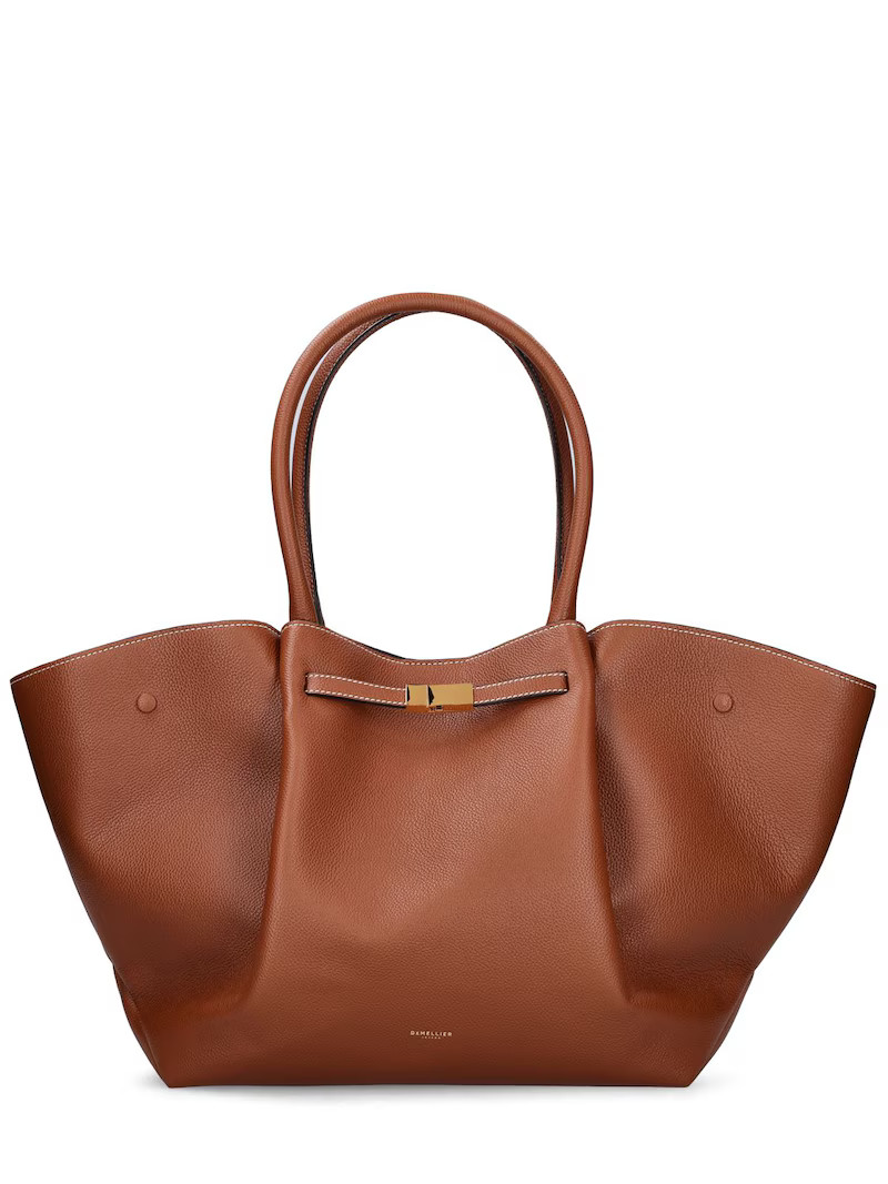 New york grain leather tote bag - DeMellier - Women | Luisaviaroma | Luisaviaroma