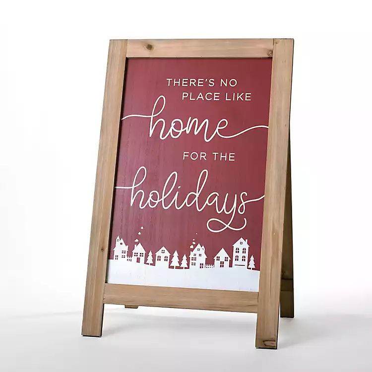 No Place Like Home For the Holidays Easel | Kirkland's Home