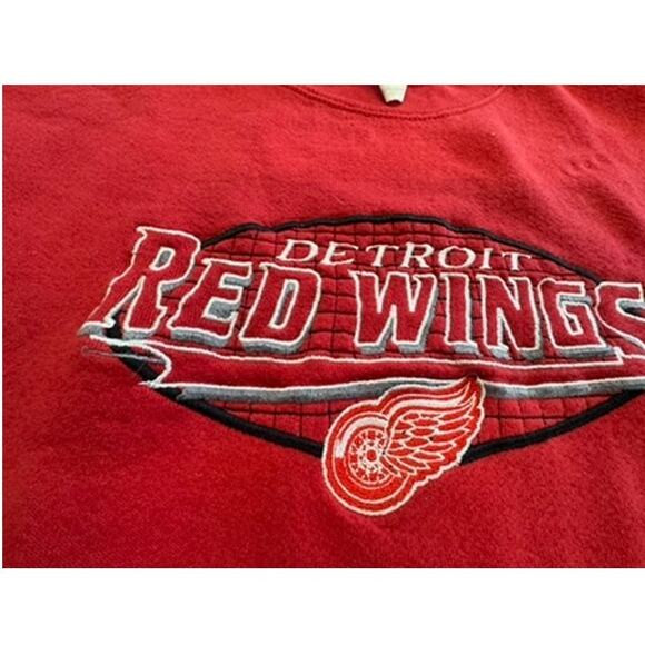 "LOGO ATHLETIC"‎ VTG Detroit Red Wings Sweatshirt  SZ XL 90's Y2K Hockey NHL | Poshmark