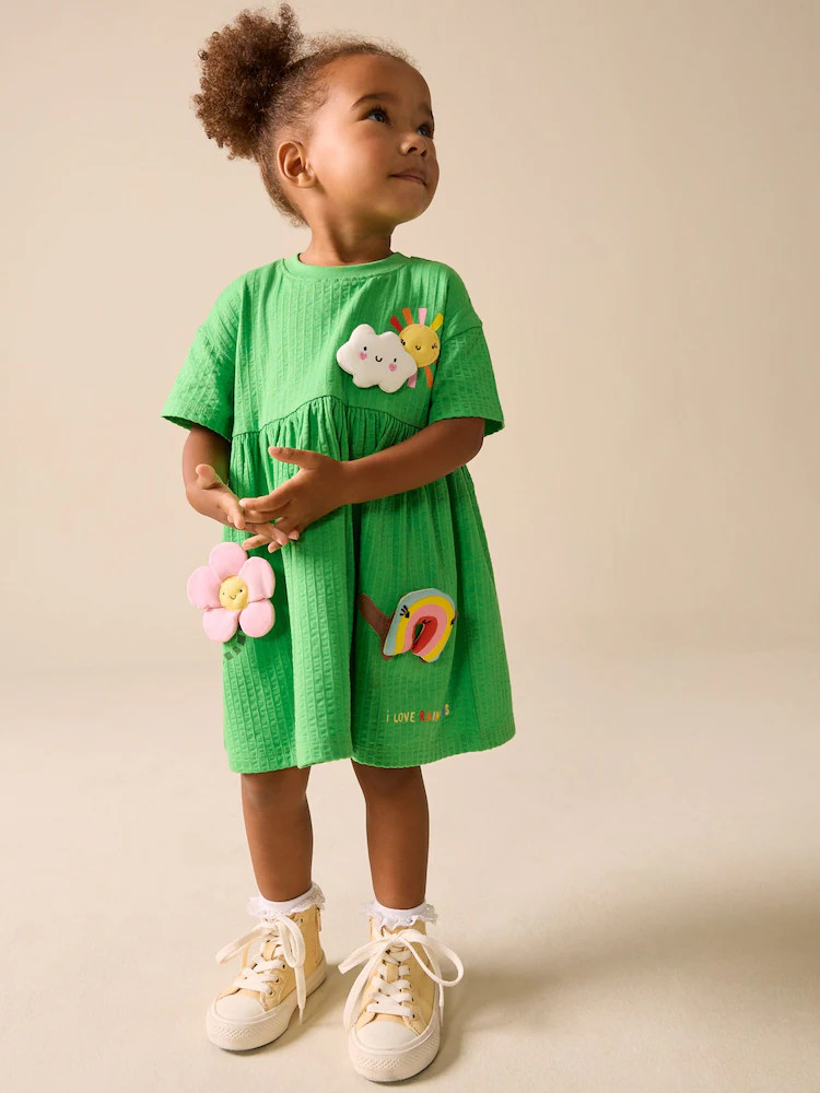 Green Rainbow Jersey Dress (3mths-7yrs) | Next US