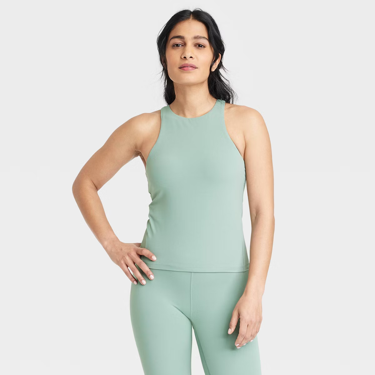 Women's Everyday Soft High Neck Support Tank Top - All In Motion™ | Target