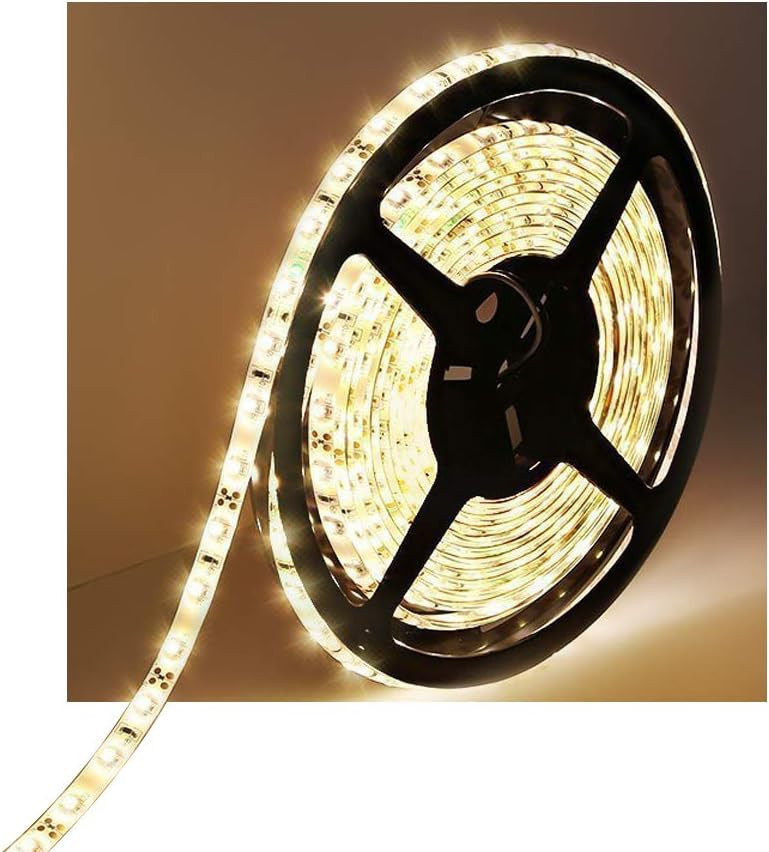 Tasodin Water-Resistance IP65, 12V Waterproof Flexible LED Strip Light, 16.4ft/5m Cuttable LED Li... | Amazon (US)