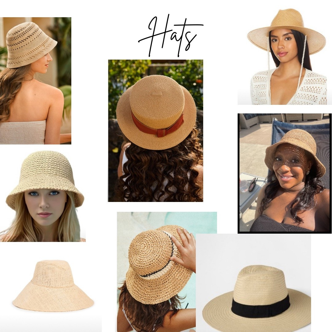 I love straw and bucket hats for spring, summer and vacations 🌴☀️ They add a cute touch to your beach and resort looks, as well as, protect your skin 😍 Here’s some great options for you! #hats #buckethats #strawhats #travel 

#LTKTravel #LTKSwim