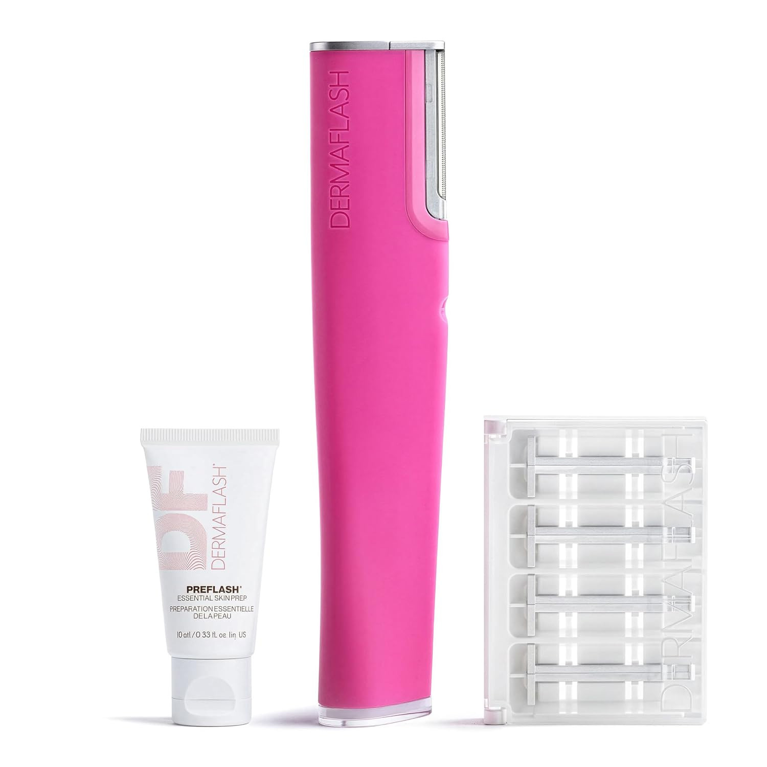 DERMAFLASH LUXE+ Sonic Dermaplaning Tool for Face Peach Fuzz Removal, Anti-Aging and Exfoliation | Amazon (US)