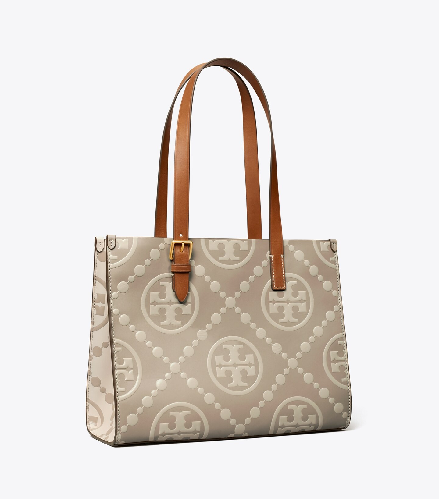 Small T Monogram Contrast Embossed Tote: Women's Designer Tote Bags | Tory Burch | Tory Burch (US)