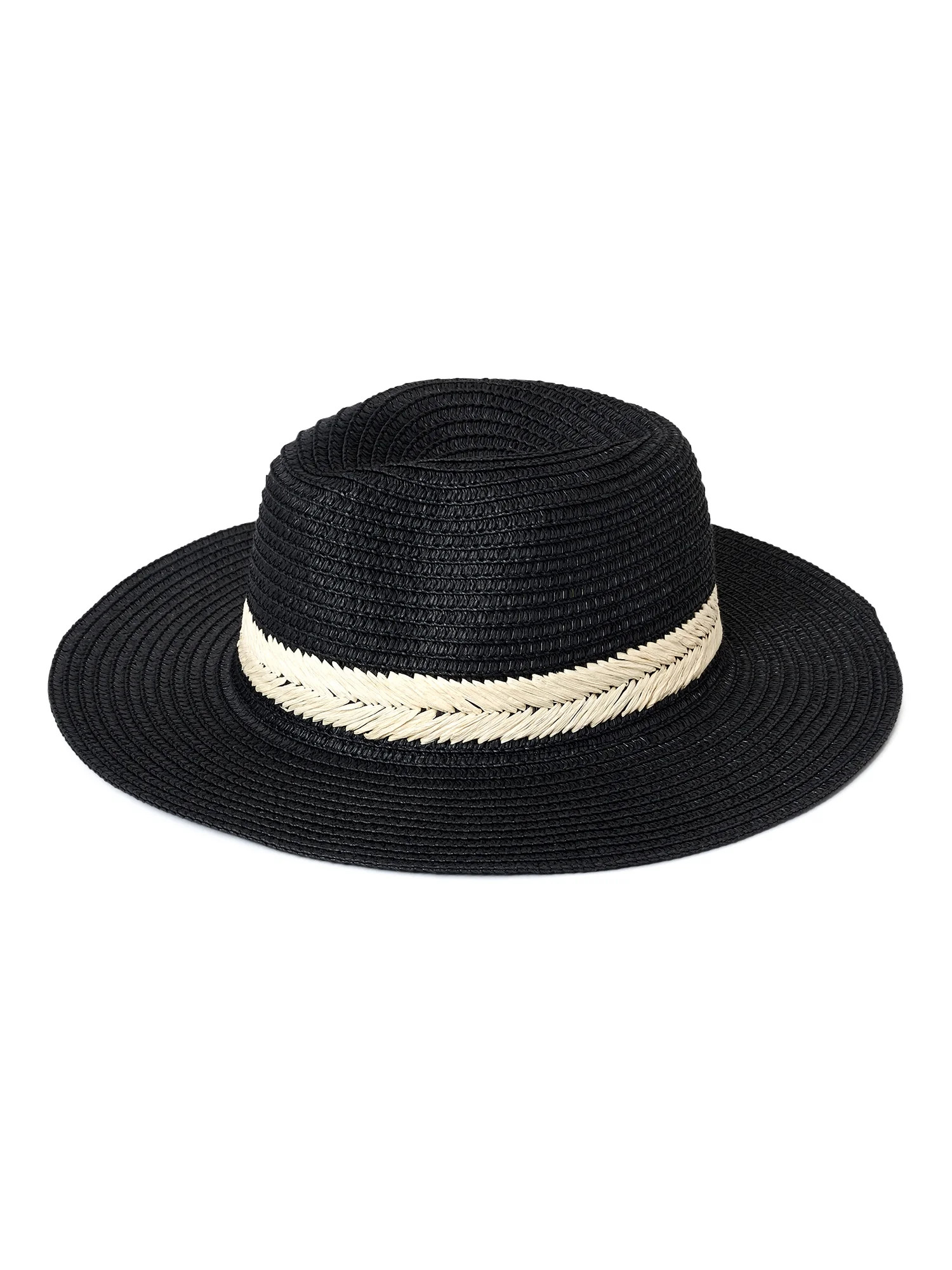 Time and Tru Women's Embroidered Fedora Hat | Walmart (US)