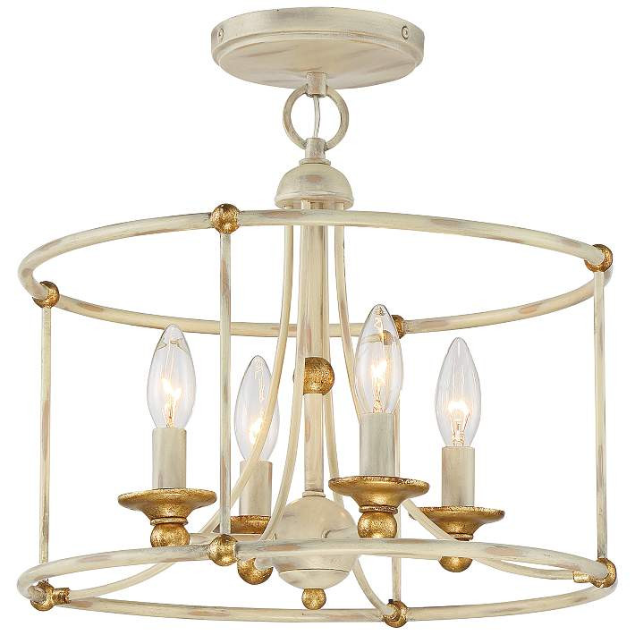 Westchester County 15 3/4" Wide White 4-Light Ceiling Light - #82W91 | Lamps Plus | Lamps Plus