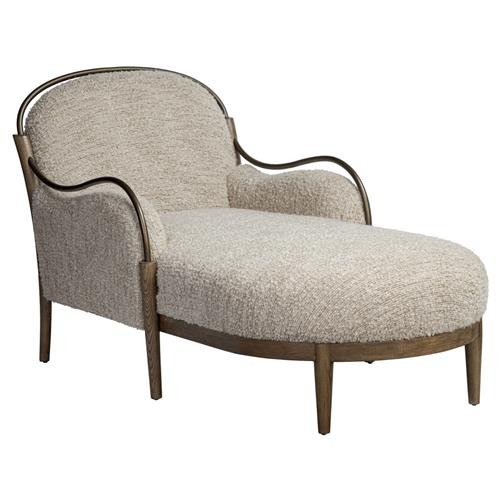 Demi Ivan Stone Boucle Chaise | Kathy Kuo Home