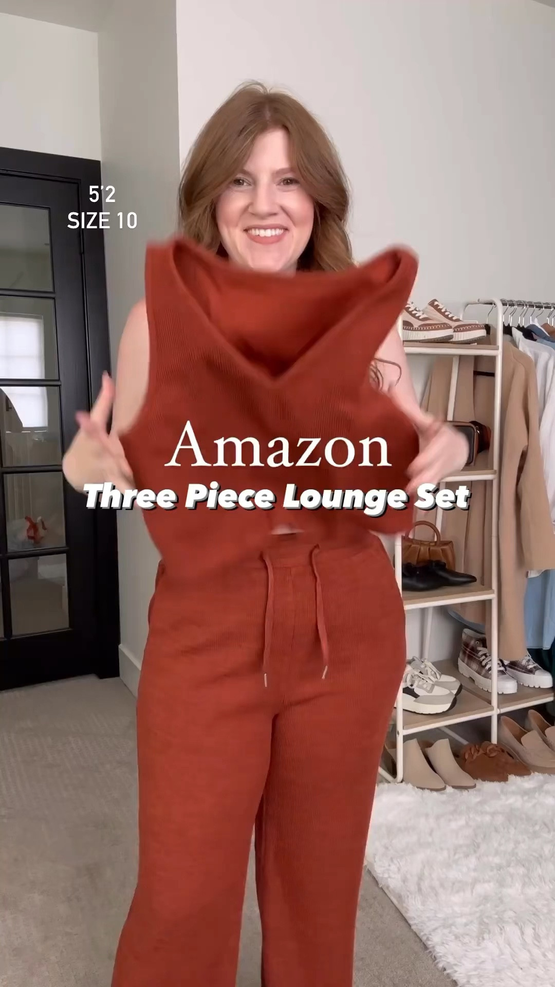 I love this three piece set! Super cute for fall. Wearing size large. 

Travel outfit. Loungewear. Casual outfit. 

#LTKtravel #LTKmidsize #LTKfindsunder50