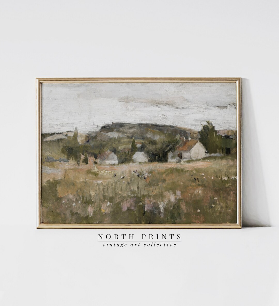 Country Scenery Wall Art Vintage Artwork Above Bed Painting Digital PRINTABLE 1035 - Etsy | Etsy (US)