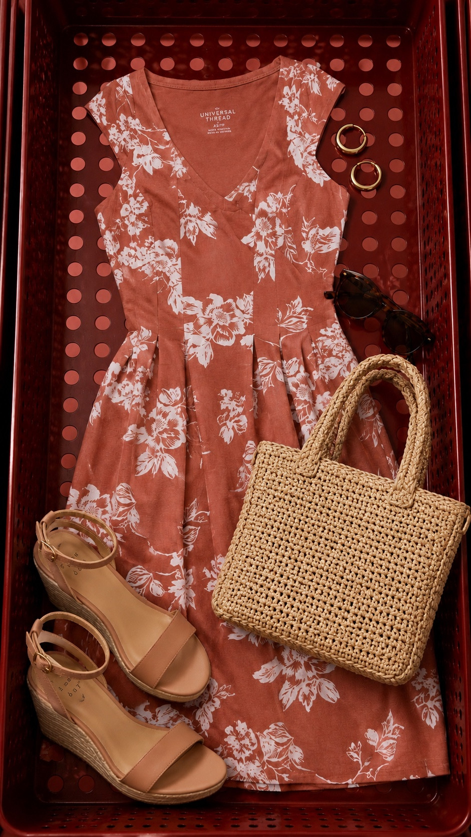A throw-on-and-go dress that still looks put together ✨ This floral midi is lightweight, flattering, and perfect for everything from summer events to casual date nights. Paired with neutral wedges and a woven tote for an easy warm-weather look. Shop the full outfit in my LTK! #LTKStyle #SummerOutfit #MidiDress #EverydayStyle #LTKFinds #AffordableFashion

#LTKSeasonal #LTKootd #LTKmomlife