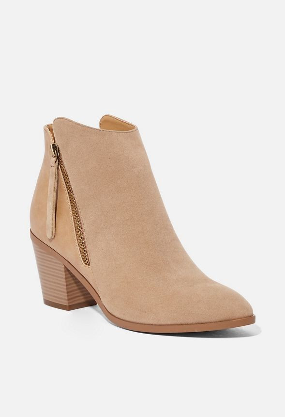 Keke Blocked Heel Bootie | JustFab