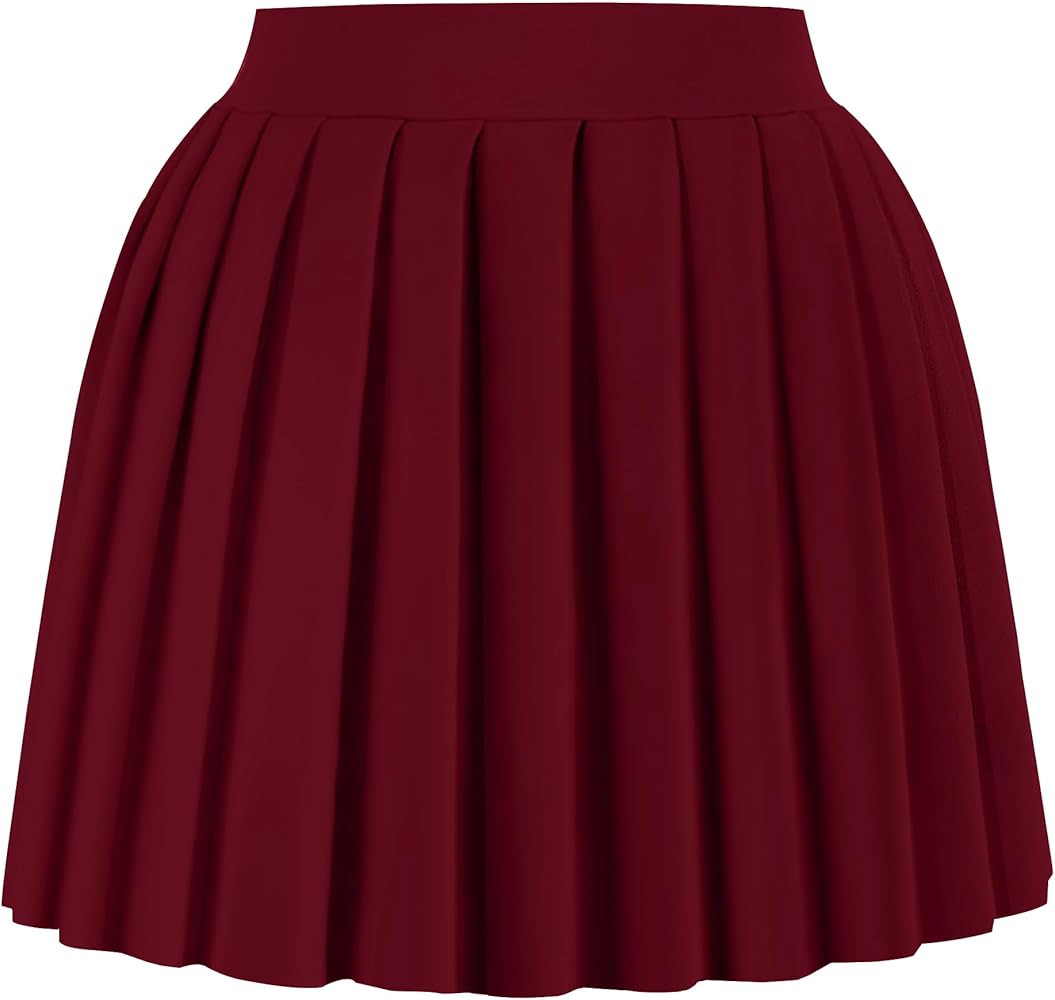 tagunop Women's Mini Pleated Skirts Y2k Skater Skirt Club Skirts for Women Sexy A-Line Uniform Te... | Amazon (US)