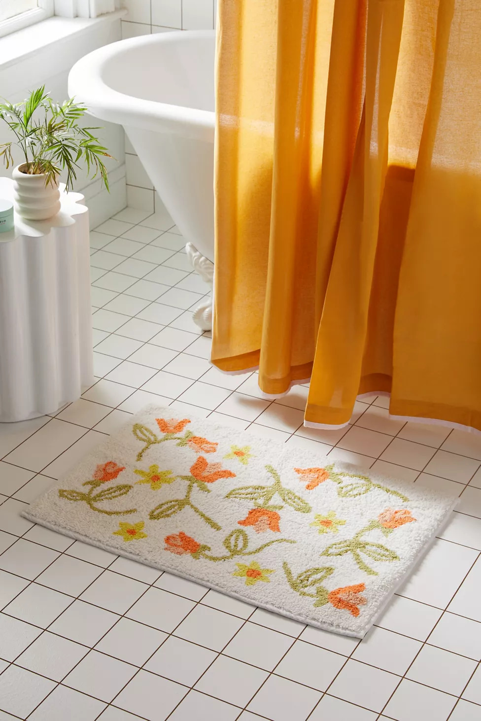 Lois Floral Bath Mat | Urban Outfitters (US and RoW)