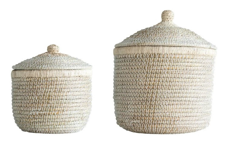 SEAGRASS STORAGE BASKET | 305 Deco Living & Co