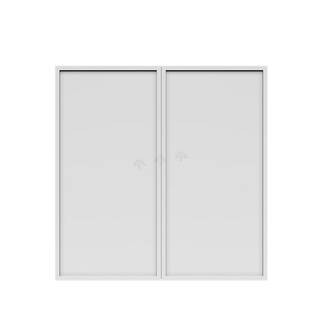 LIFEART CABINETRY Slim Shaker Assembled 27 in. W x 30 in. H x 12 in. D Wall Kitchen Cabinet in Wh... | The Home Depot