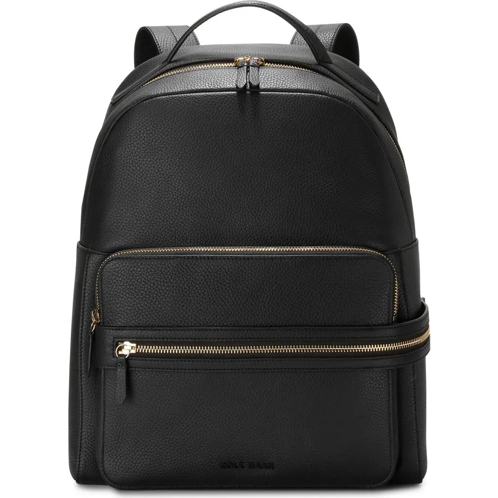 Cole Haan Davis Leather Backpack in Black at Nordstrom | Nordstrom