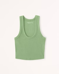 Essential Scoopneck Tank | Abercrombie & Fitch (US)